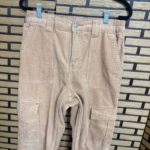 Hot Topic Tan Corduroy Cargo Pants Size Medium - Picture 3 of 8
